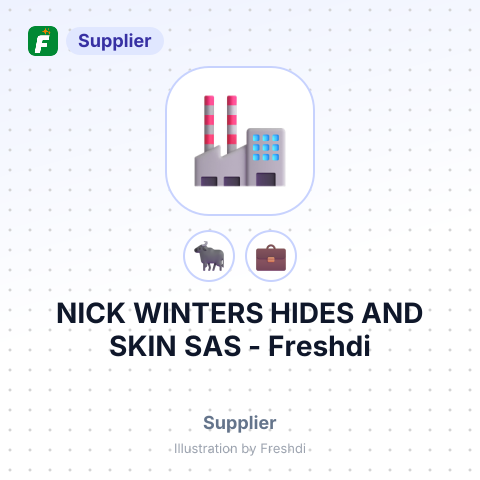 NICK WINTERS HIDES AND SKIN SAS – summary card, no photo uploaded yet