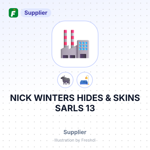NICK WINTERS HIDES & SKINS SARLS 13 – summary card, no photo uploaded yet