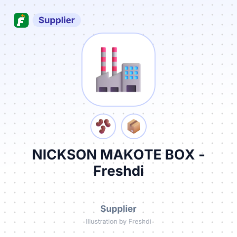 NICKSON MAKOTE BOX – summary card, no photo uploaded yet