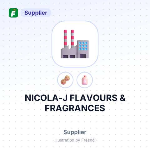 NICOLA-J FLAVOURS & FRAGRANCES – summary card, no photo uploaded yet