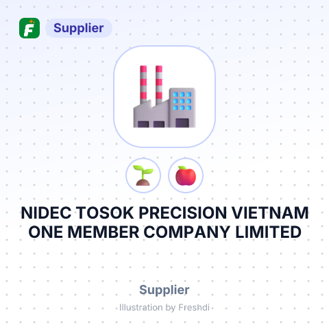 NIDEC TOSOK PRECISION VIETNAM ONE MEMBER COMPANY LIMITED – summary card, no photo uploaded yet