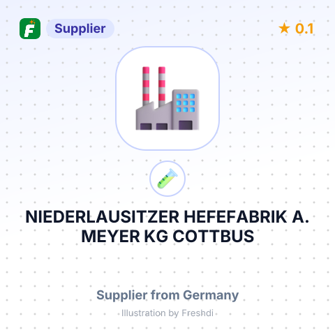 NIEDERLAUSITZER HEFEFABRIK A. MEYER KG COTTBUS – summary card, no photo uploaded yet
