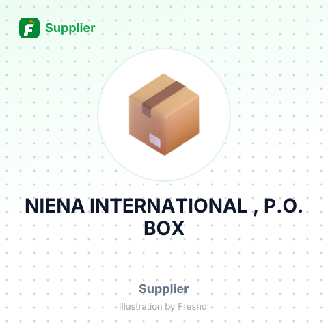 NIENA INTERNATIONAL , P.O. BOX – summary card, no photo uploaded yet
