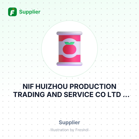 NIF HUIZHOU PRODUCTION TRADING AND SERVICE CO LTD – summary card, no photo uploaded yet