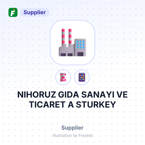 NIHORUZ GIDA SANAYI VE TICARET A STURKEY – summary card, no photo uploaded yet