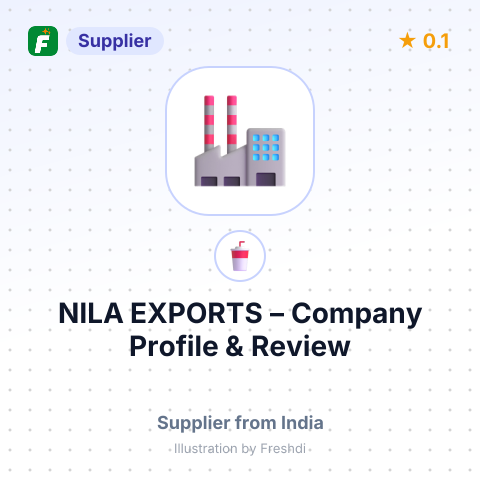 NILA EXPORTS – summary card, no photo uploaded yet