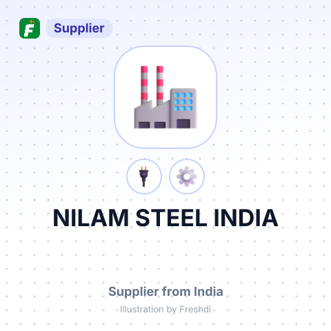 NILAM STEEL INDIA – summary card, no photo uploaded yet