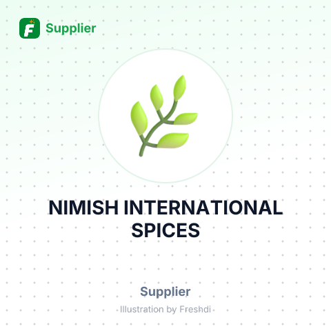NIMISH INTERNATIONAL SPICES – summary card, no photo uploaded yet