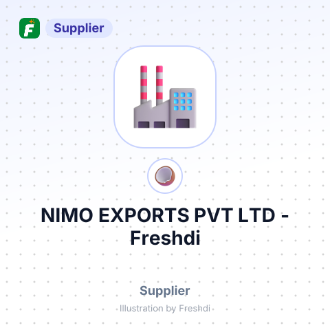 NIMO EXPORTS PVT LTD – summary card, no photo uploaded yet