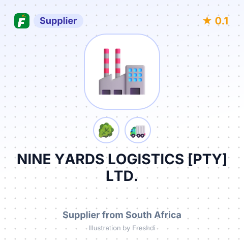 NINE YARDS LOGISTICS [PTY] LTD. – summary card, no photo uploaded yet