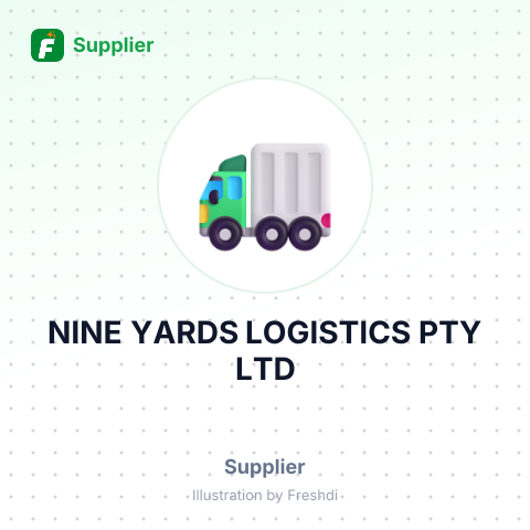 NINE YARDS LOGISTICS PTY LTD – summary card, no photo uploaded yet