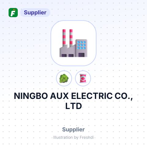 NINGBO AUX ELECTRIC CO., LTD – summary card, no photo uploaded yet