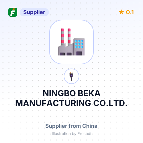 NINGBO BEKA MANUFACTURING CO.LTD. – summary card, no photo uploaded yet