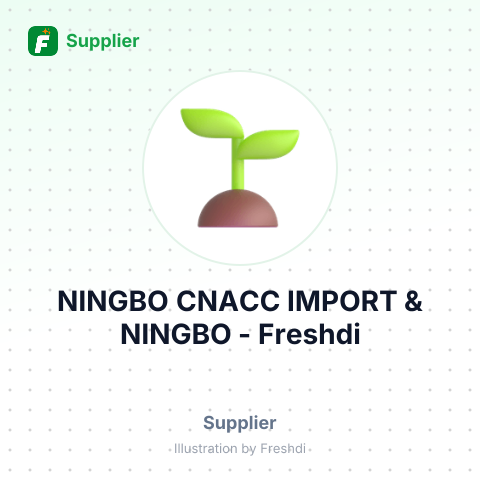 NINGBO CNACC IMPORT & NINGBO – summary card, no photo uploaded yet