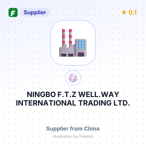 NINGBO F.T.Z WELL.WAY INTERNATIONAL TRADING LTD. – summary card, no photo uploaded yet