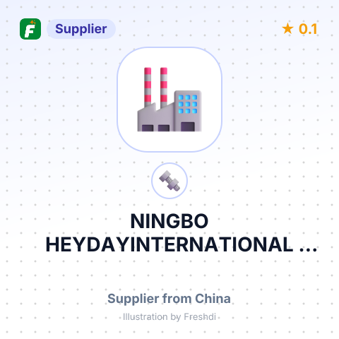 NINGBO HEYDAYINTERNATIONAL TRADE C – summary card, no photo uploaded yet