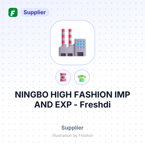 NINGBO HIGH FASHION IMP AND EXP – summary card, no photo uploaded yet