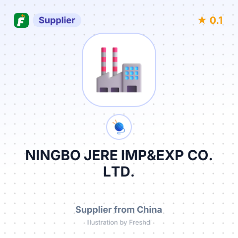NINGBO JERE IMP&EXP CO., LTD. – summary card, no photo uploaded yet