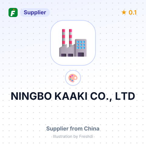 NINGBO KAAKI CO., LTD – summary card, no photo uploaded yet