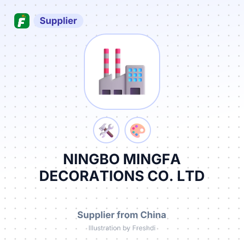 NINGBO MINGFA DECORATIONS CO.,LTD – summary card, no photo uploaded yet