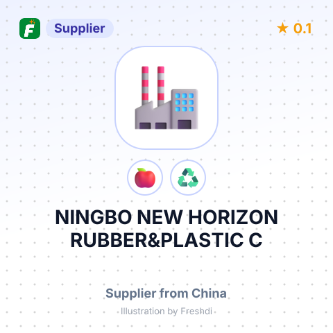 NINGBO NEW HORIZON RUBBER&PLASTIC C – summary card, no photo uploaded yet