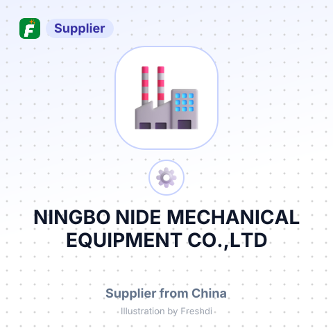 NINGBO NIDE MECHANICAL EQUIPMENT CO.,LTD – summary card, no photo uploaded yet