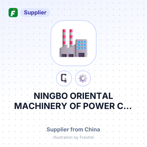 NINGBO ORIENTAL MACHINERY OF POWER CO., LTD. – summary card, no photo uploaded yet