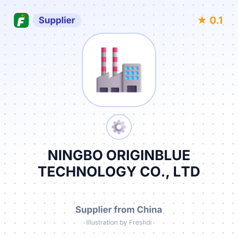 NINGBO ORIGINBLUE TECHNOLOGY CO., LTD – summary card, no photo uploaded yet