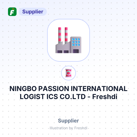 NINGBO PASSION INTERNATIONAL LOGIST ICS CO.LTD – summary card, no photo uploaded yet