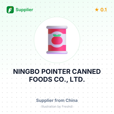 NINGBO POINTER CANNED FOODS CO., LTD. – summary card, no photo uploaded yet