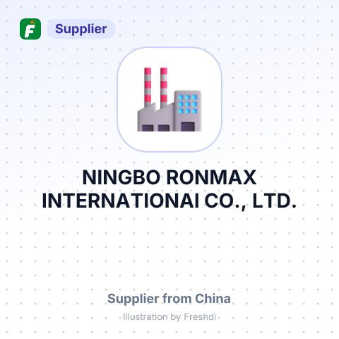 NINGBO RONMAX INTERNATIONAl CO., LTD. – summary card, no photo uploaded yet