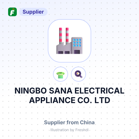 NINGBO SANA ELECTRICAL APPLIANCE CO., LTD – summary card, no photo uploaded yet
