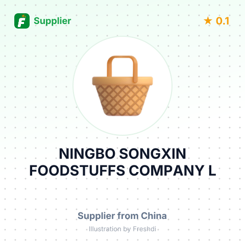 NINGBO SONGXIN FOODSTUFFS COMPANY L – summary card, no photo uploaded yet