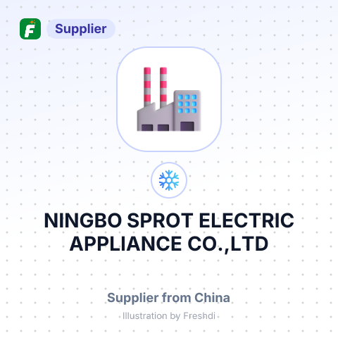 NINGBO SPROT ELECTRIC APPLIANCE CO.,LTD – summary card, no photo uploaded yet