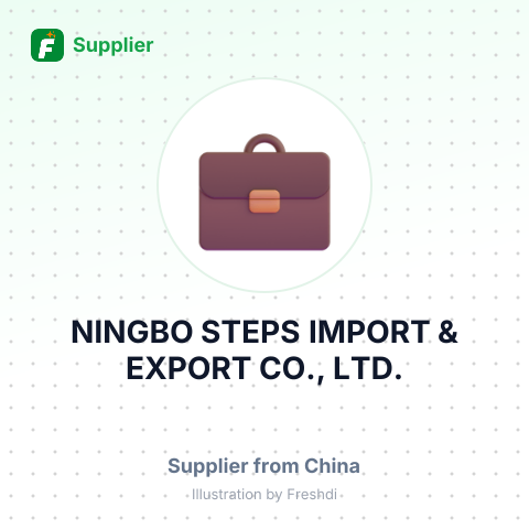 NINGBO STEPS IMPORT & EXPORT CO., LTD. – summary card, no photo uploaded yet