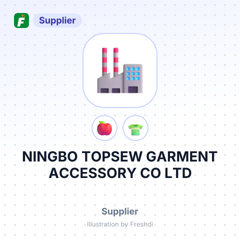 NINGBO TOPSEW GARMENT ACCESSORY CO LTD – summary card, no photo uploaded yet