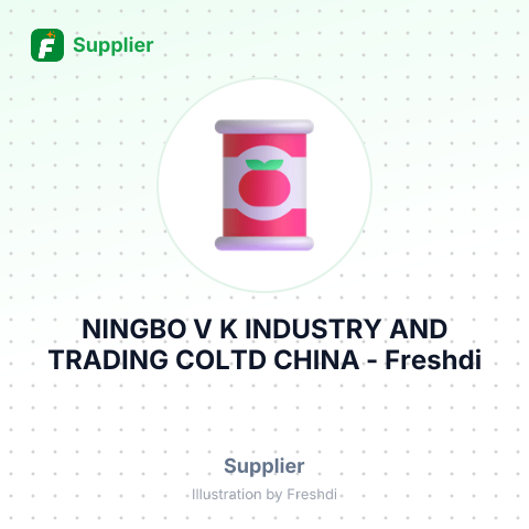 NINGBO V K INDUSTRY AND TRADING COLTD CHINA – summary card, no photo uploaded yet