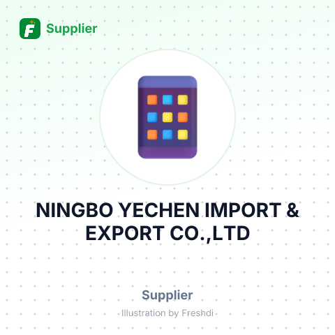 NINGBO YECHEN IMPORT & EXPORT CO.,LTD – summary card, no photo uploaded yet