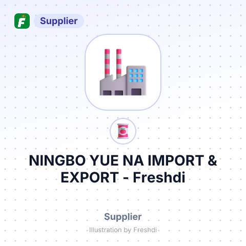 NINGBO YUE NA IMPORT & EXPORT – summary card, no photo uploaded yet