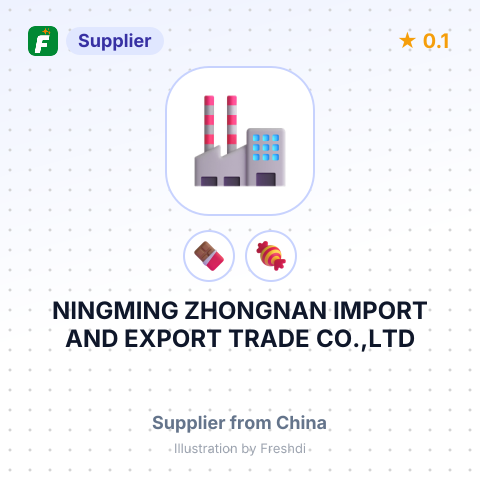 NINGMING ZHONGNAN IMPORT AND EXPORT TRADE CO.,LTD – summary card, no photo uploaded yet
