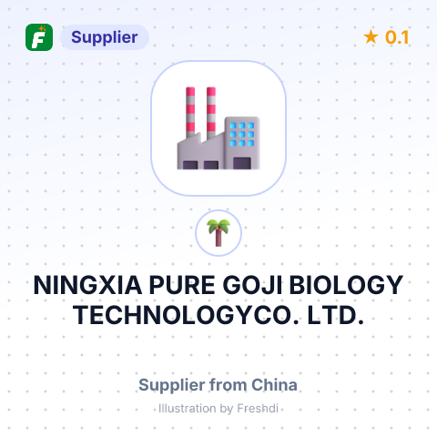 NINGXIA PURE GOJI BIOLOGY TECHNOLOGYCO., LTD. – summary card, no photo uploaded yet