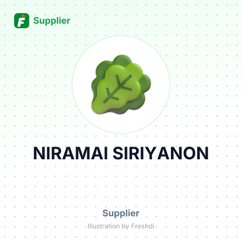 NIRAMAI SIRIYANON – summary card, no photo uploaded yet
