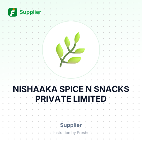 NISHAAKA SPICE N SNACKS PRIVATE LIMITED – summary card, no photo uploaded yet