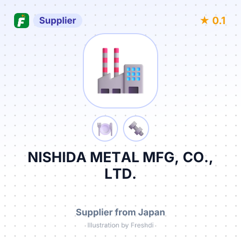 NISHIDA METAL MFG, CO., LTD. – summary card, no photo uploaded yet
