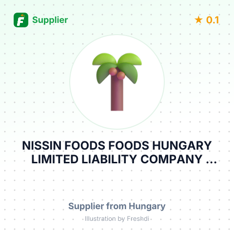 NISSIN FOODS FOODS HUNGARY LIMITED LIABILITY COMPANY ROVIDITVE: NISSIN HUNGARY LTD. – summary card, no photo uploaded yet