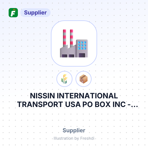 NISSIN INTERNATIONAL TRANSPORT USA PO BOX INC – summary card, no photo uploaded yet