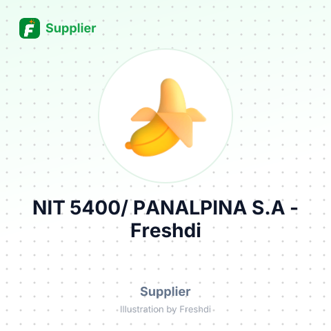 NIT 5400/ PANALPINA S.A – summary card, no photo uploaded yet