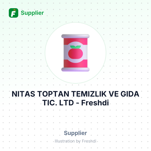 NITAS TOPTAN TEMIZLIK VE GIDA TIC. LTD – summary card, no photo uploaded yet