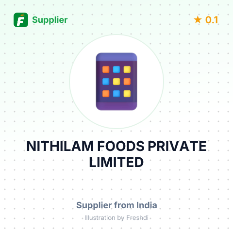 NITHILAM FOODS PRIVATE LIMITED – summary card, no photo uploaded yet