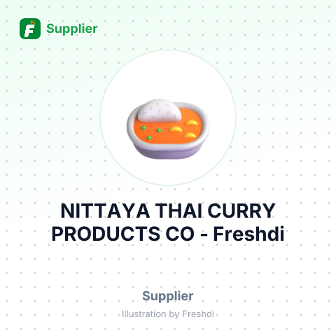 NITTAYA THAI CURRY PRODUCTS CO – summary card, no photo uploaded yet